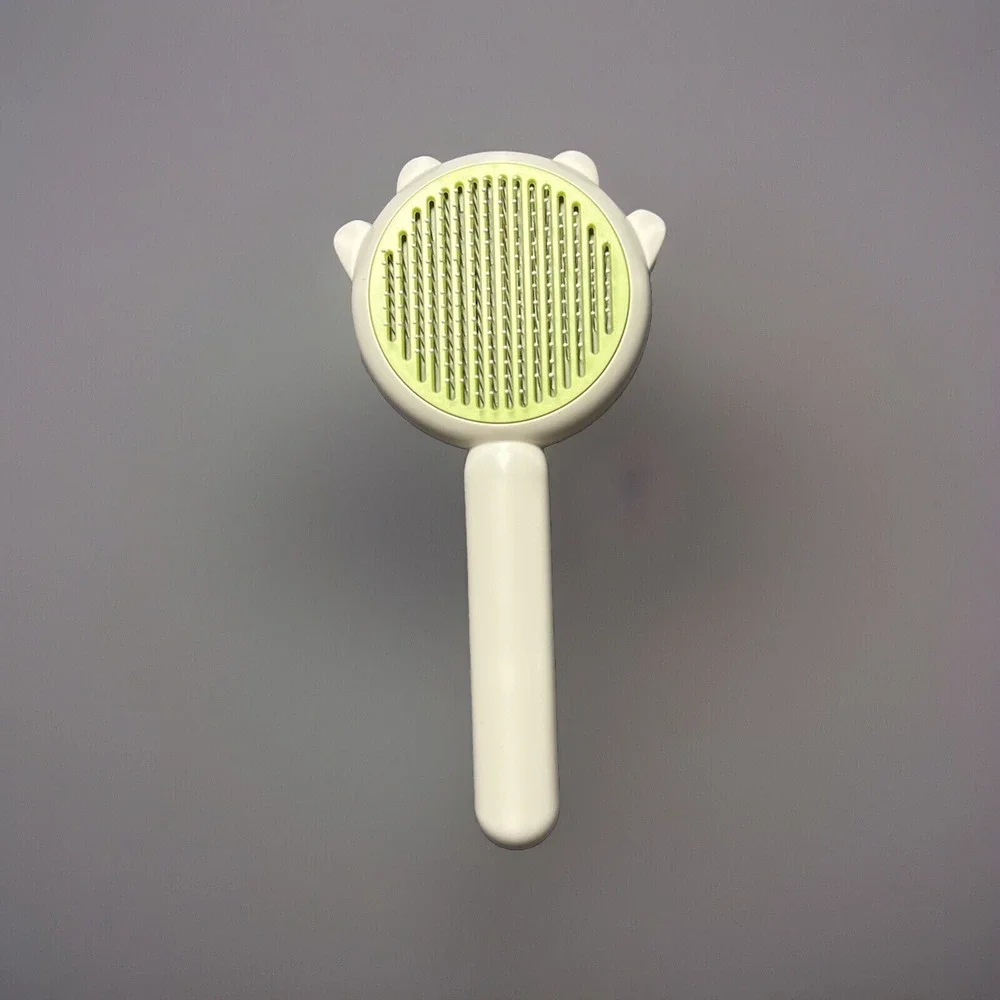 Effortless Pet Grooming with Paw Shaped Self-Cleaning Brush for All Pets
